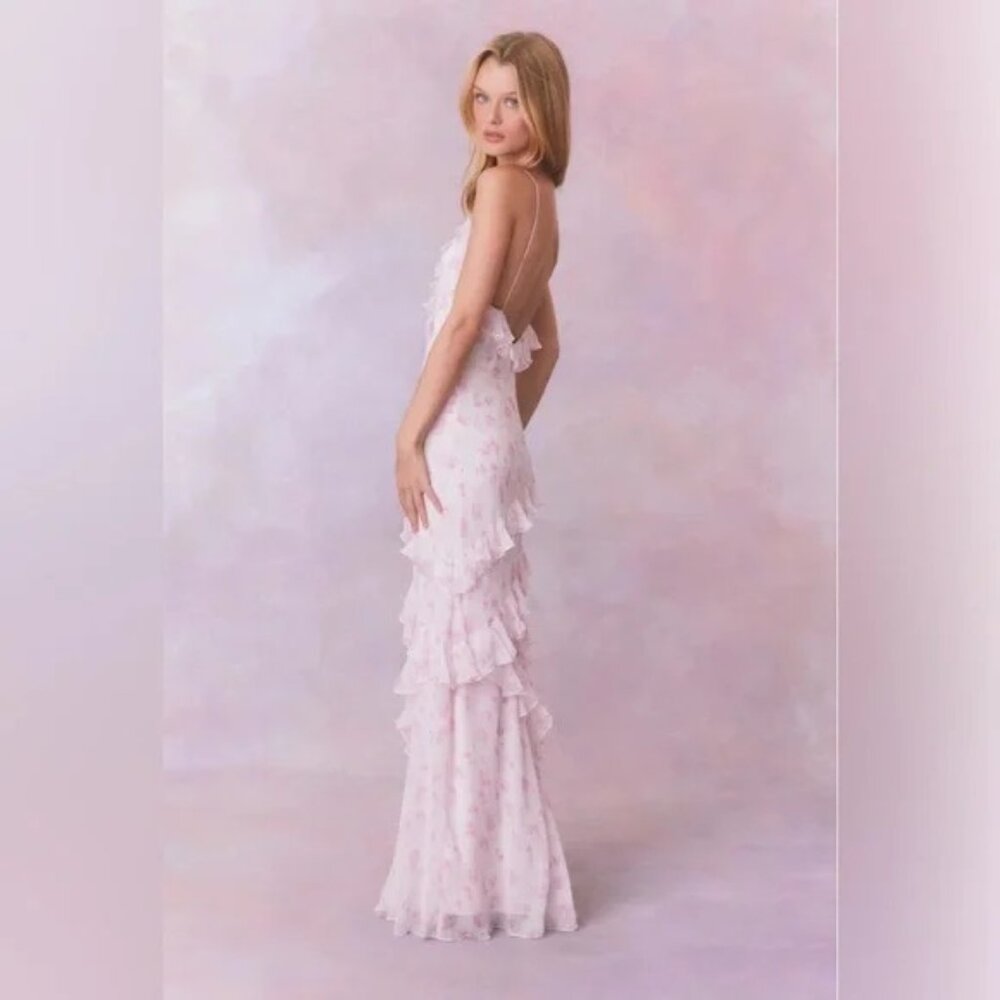 LOVESHACKFANCY RIALTO DRESS - STERLING DUSK - 4